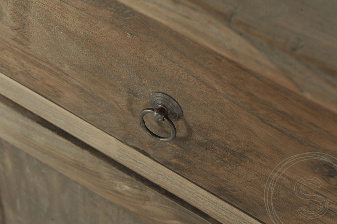 Teak dressoir 160cm oud hout - Souren Meubels