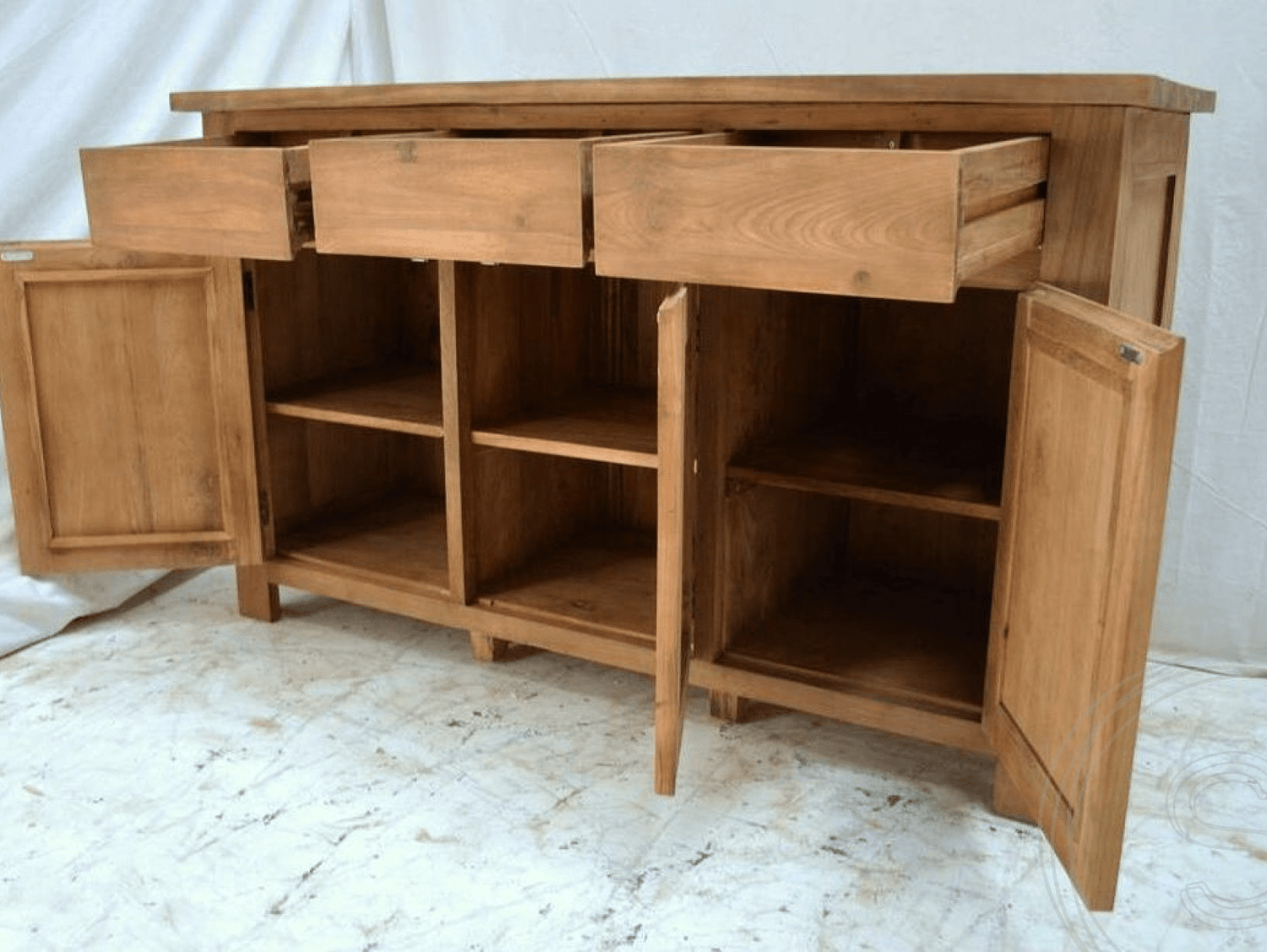 Teak dressoir 150 x 90 x 50 - Souren Meubels