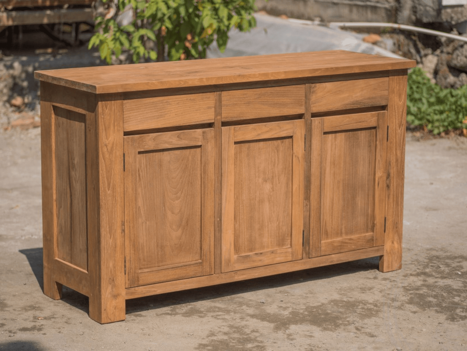 Teak dressoir 150 x 90 x 50 - Souren Meubels