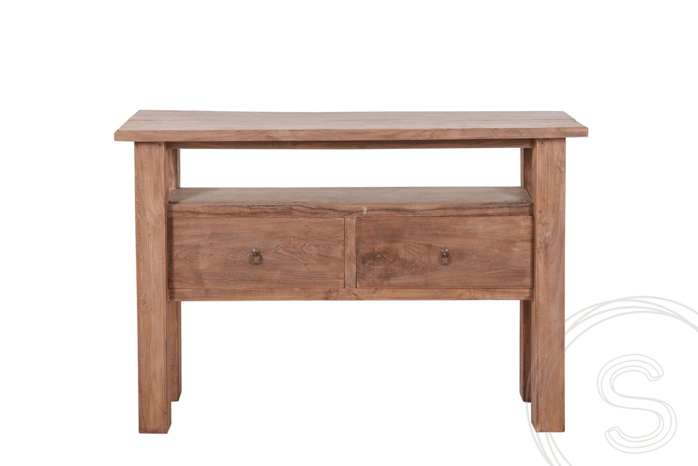 Teak sidetable rustiek