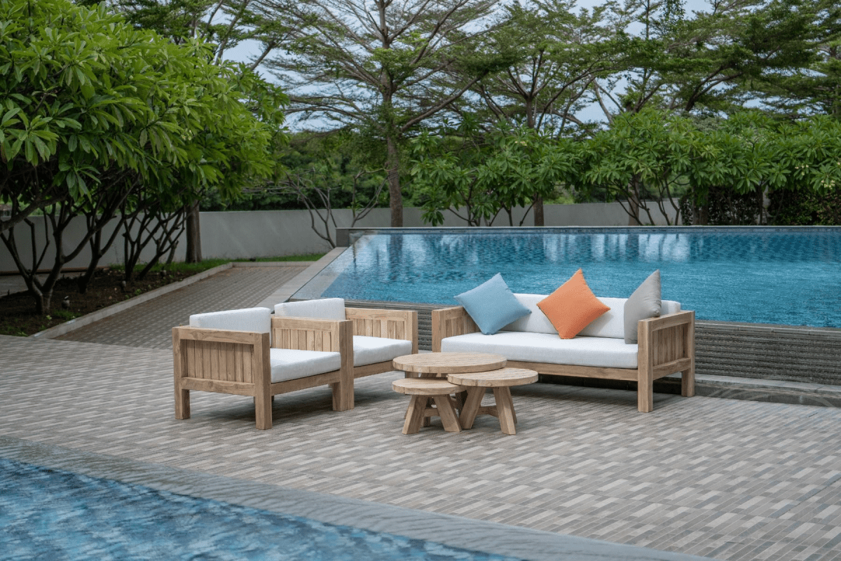 Teak Loungeset Algarve