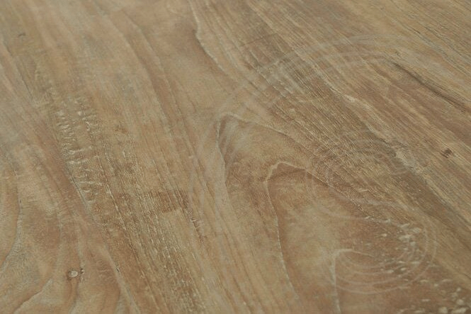 Teak tafel 300x100cm oud hout + 10 stoelen