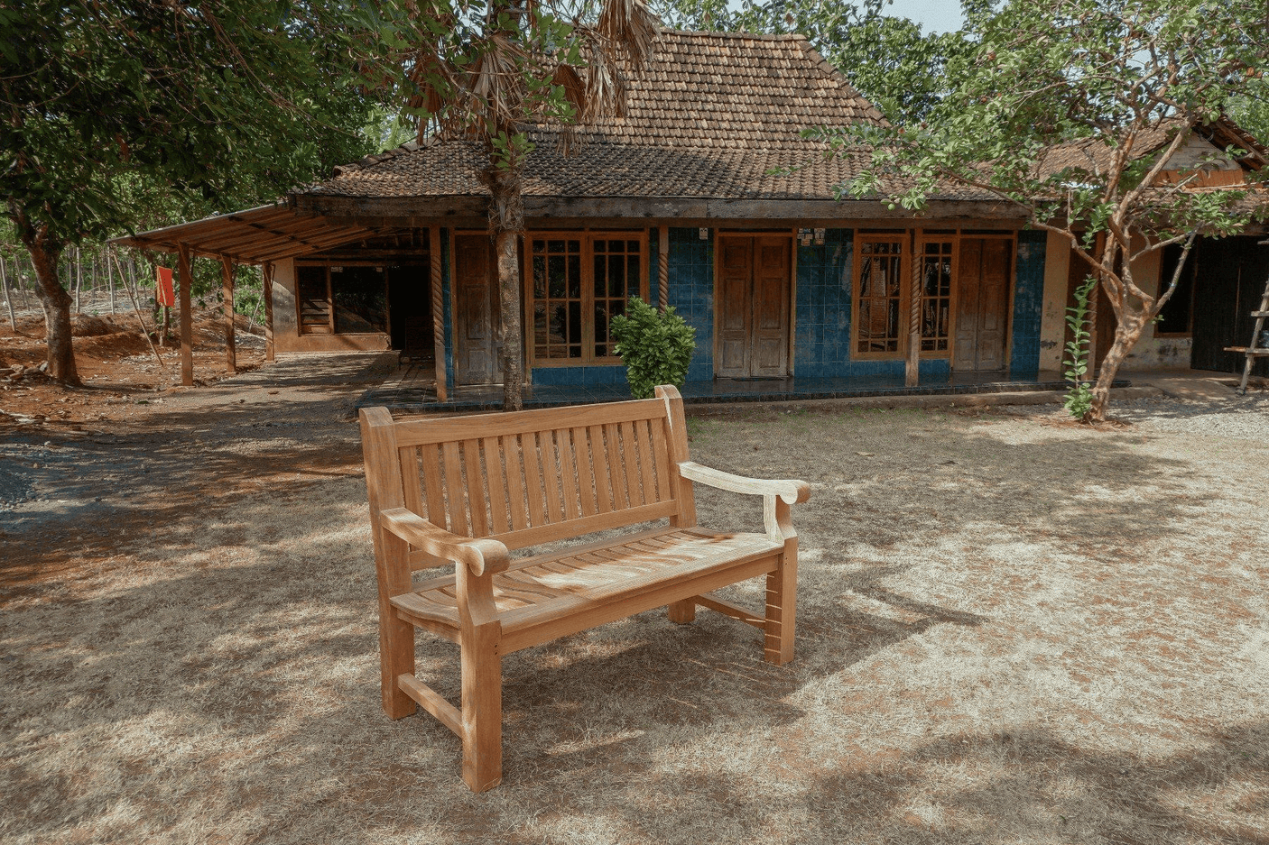 Teak tuinbank 130cm Mammoet - Souren Meubels