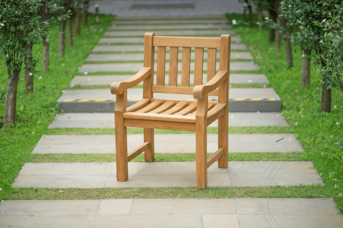 Teak tuintafel 300 x 100 + 10 tuinstoelen elephant