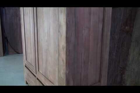 Teak kast 130cm - Souren Meubels