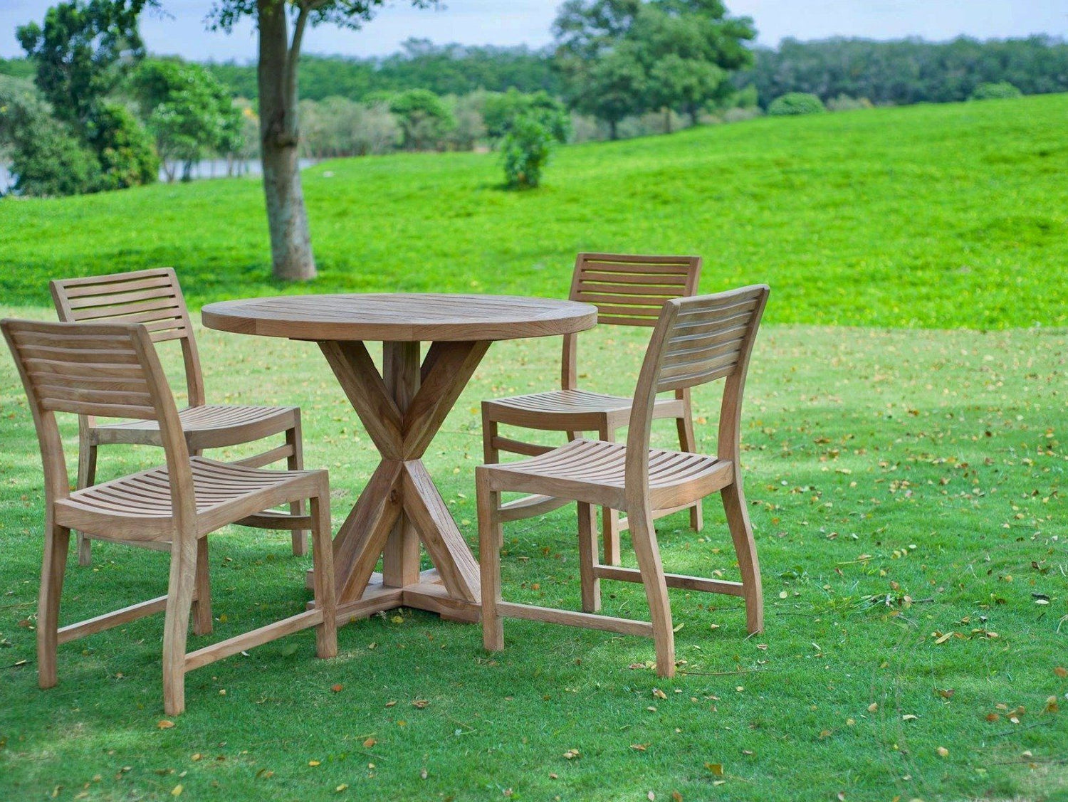 Ronde tuintafel 100cm Cross