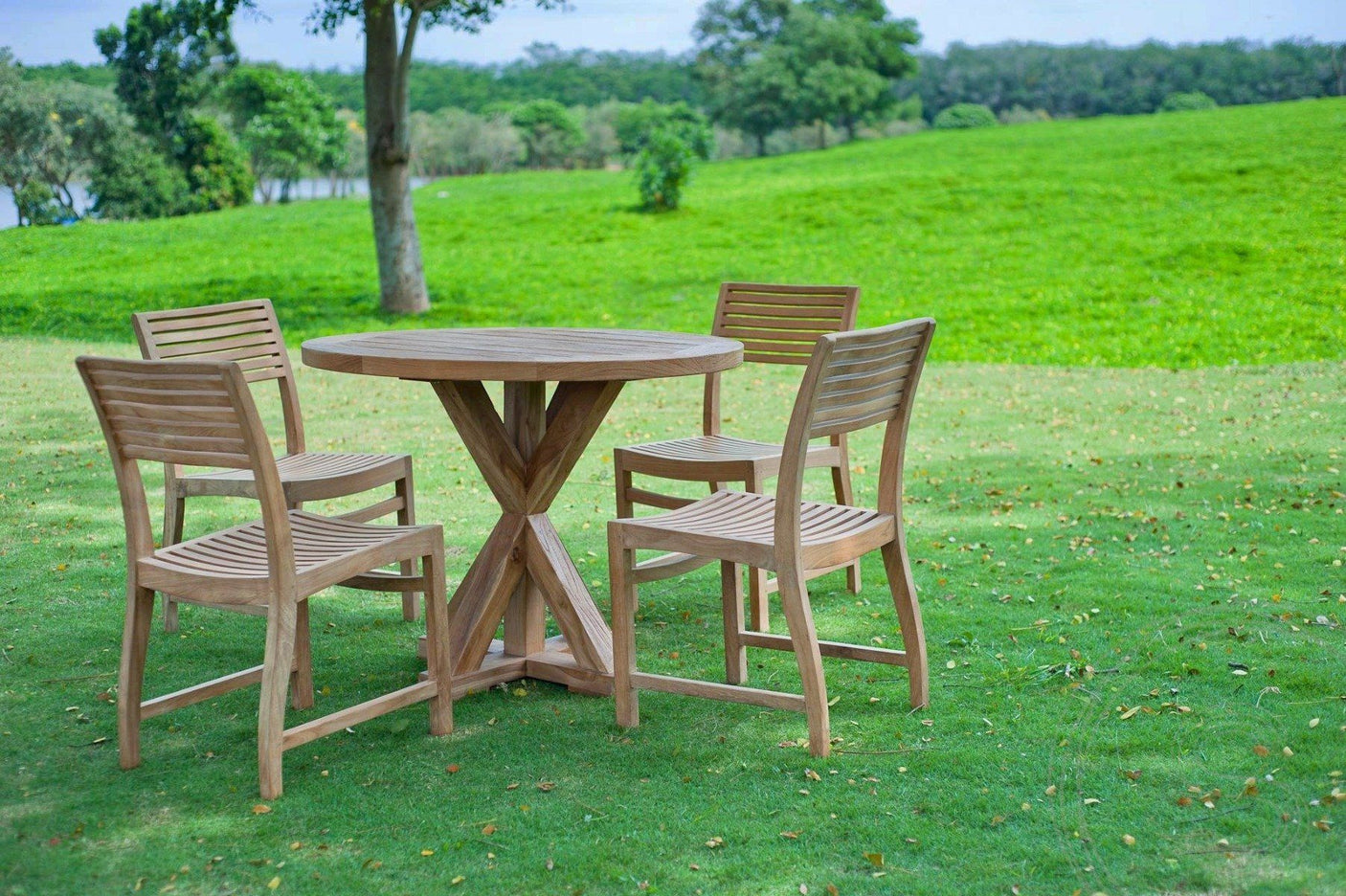 Ronde tuintafel 100cm Cross