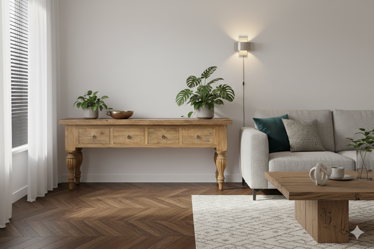 Teak Sidetable Reclaimed