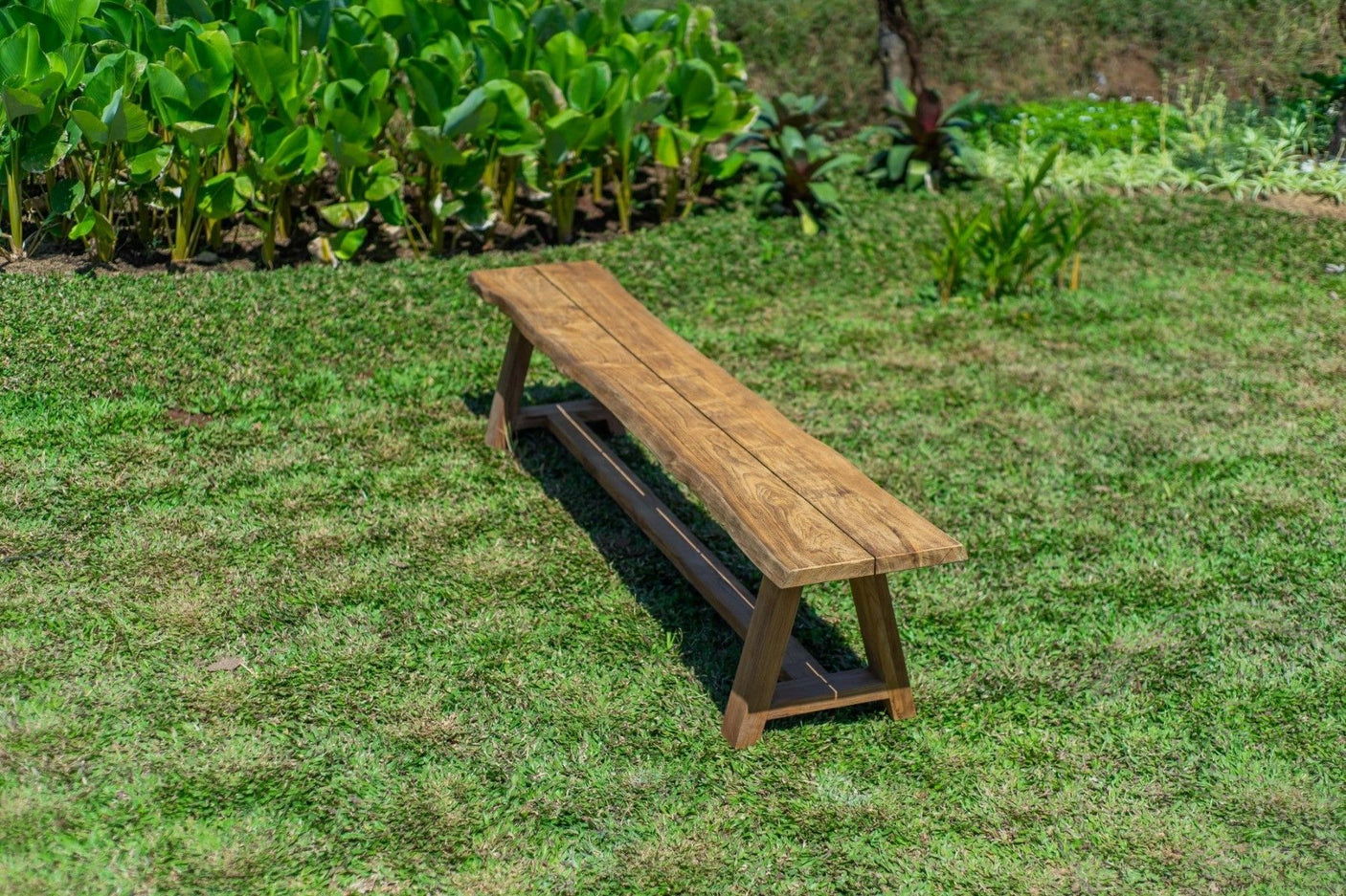 Teak tuinbank Java 220cm - Souren Meubels
