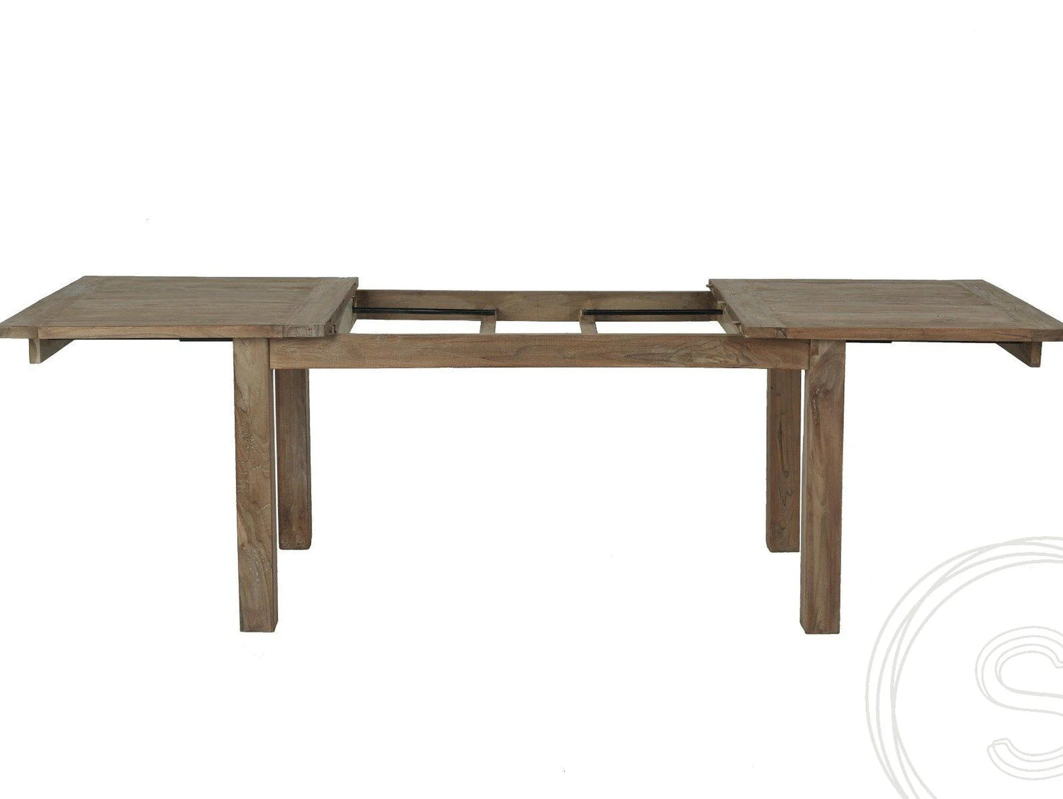 Teak tafel uitschuifbaar 180-230-280x100