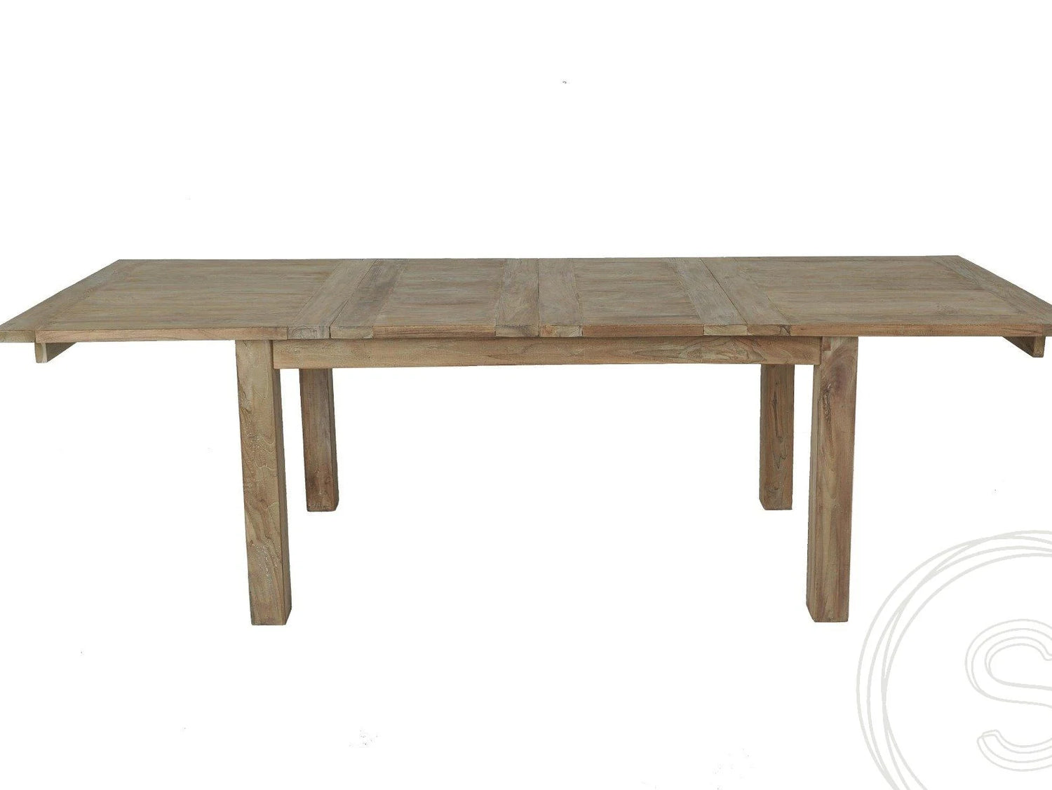 Teak tafel uitschuifbaar 180-230-280x100