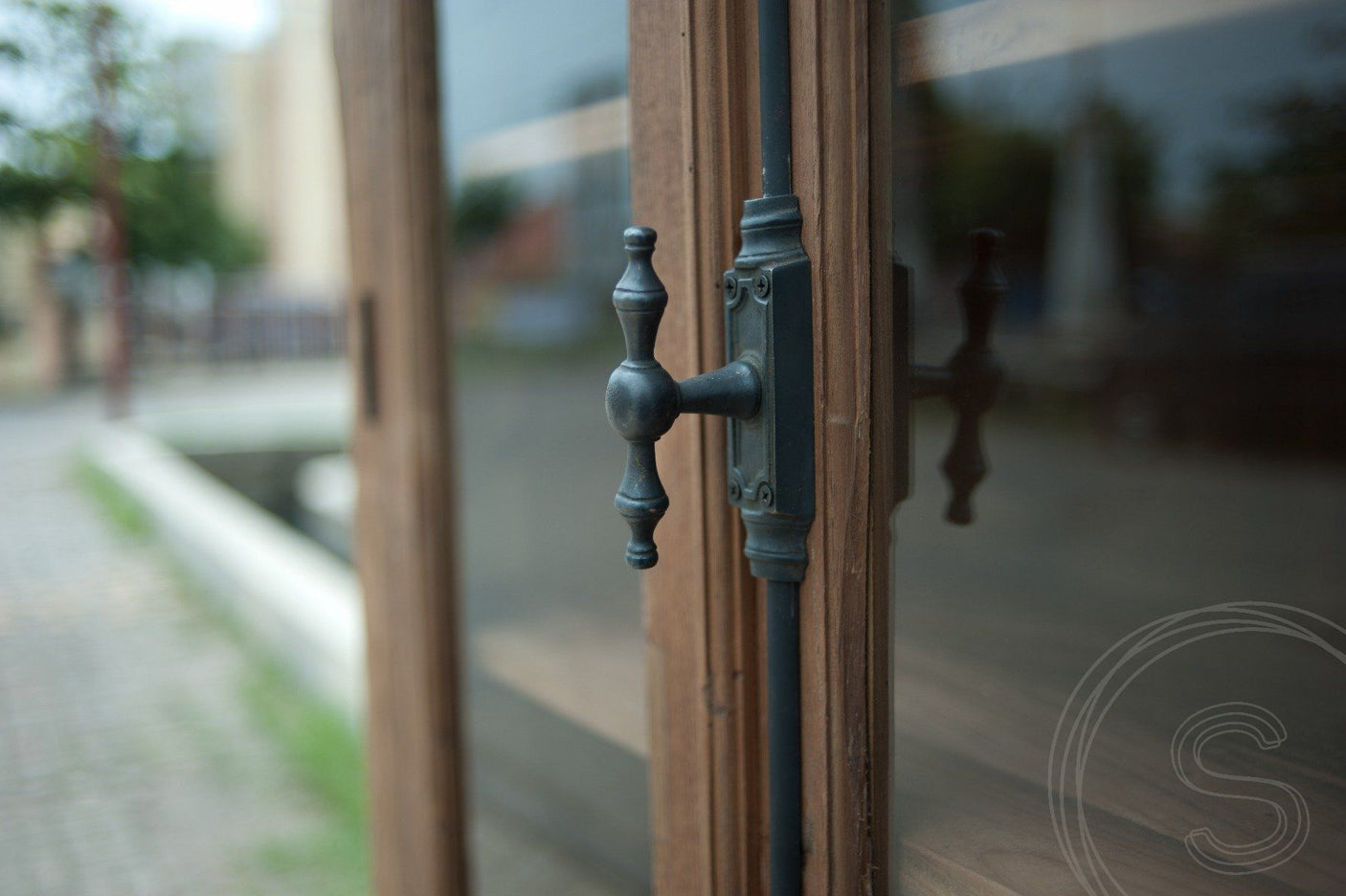Teak kast 4 deurs oud hout Paris - Souren Meubels