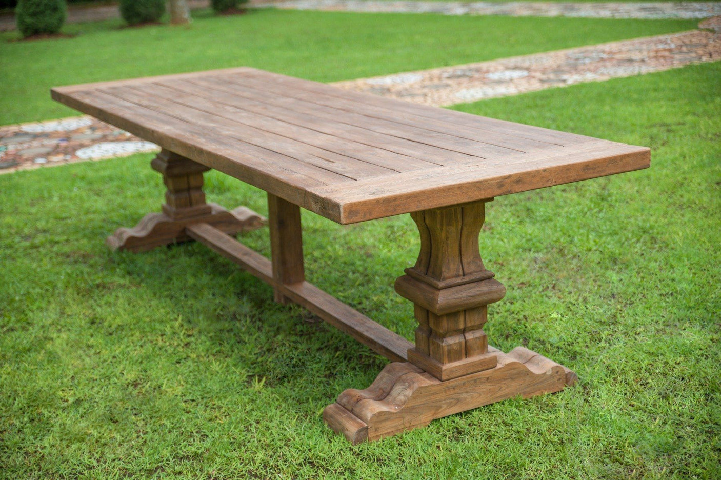 Klooster tuintafel 400 x 100 - Souren Meubels