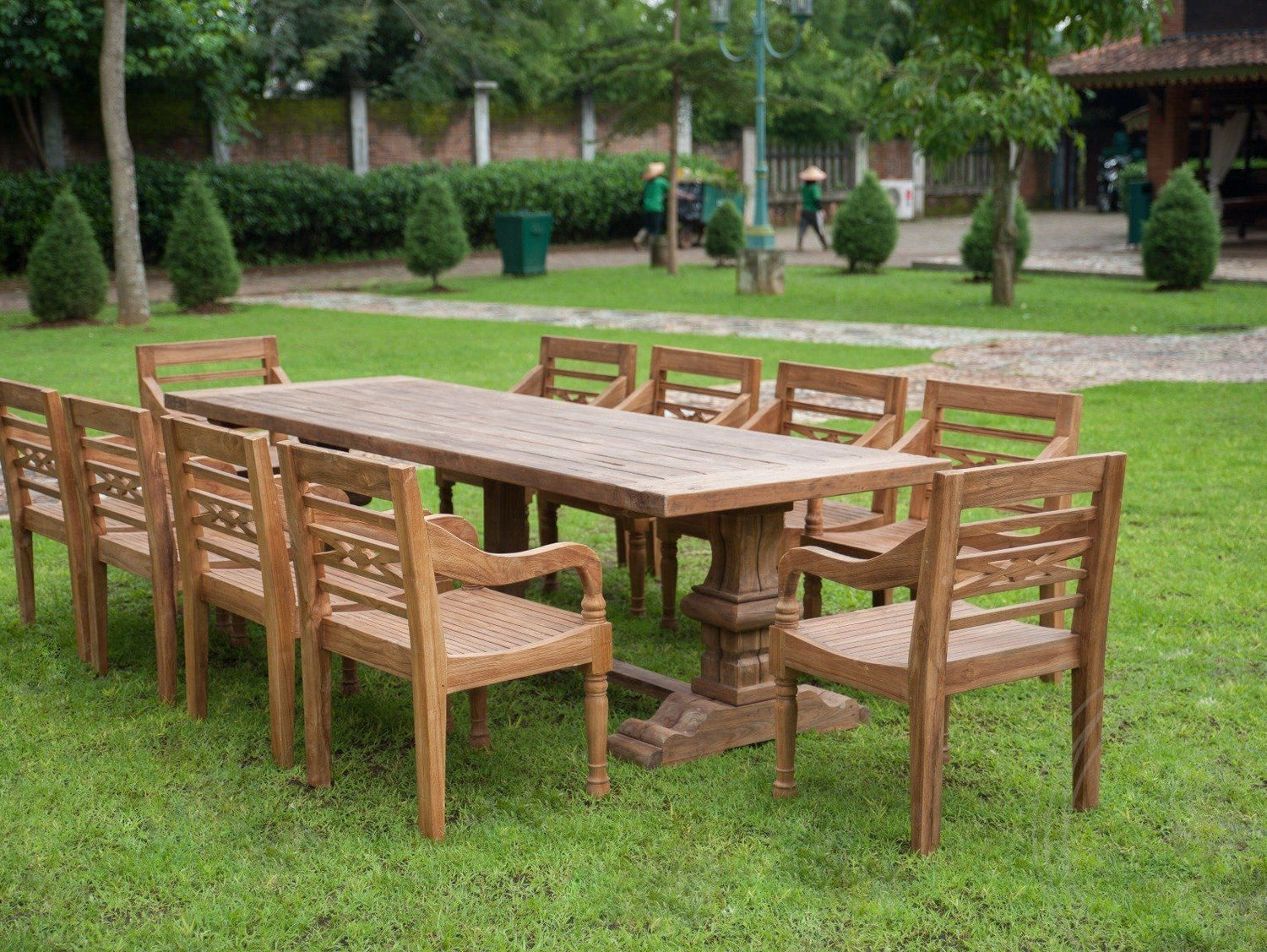 Klooster tuintafel 350 x 120 - Souren Meubels