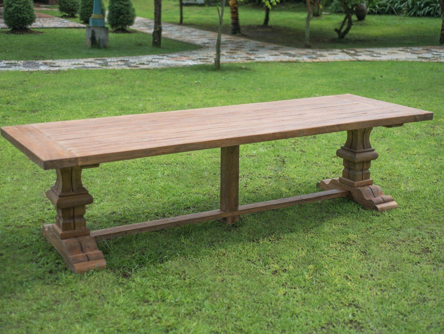 Klooster tuintafel 300 x 100 - Souren Meubels