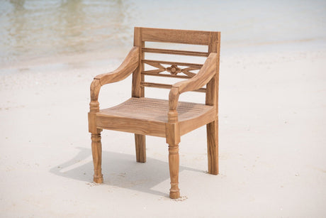 Teak stationsstoel - Souren Meubels