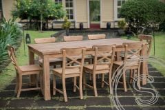 Teak tafel 200x100 cm - Souren Meubels