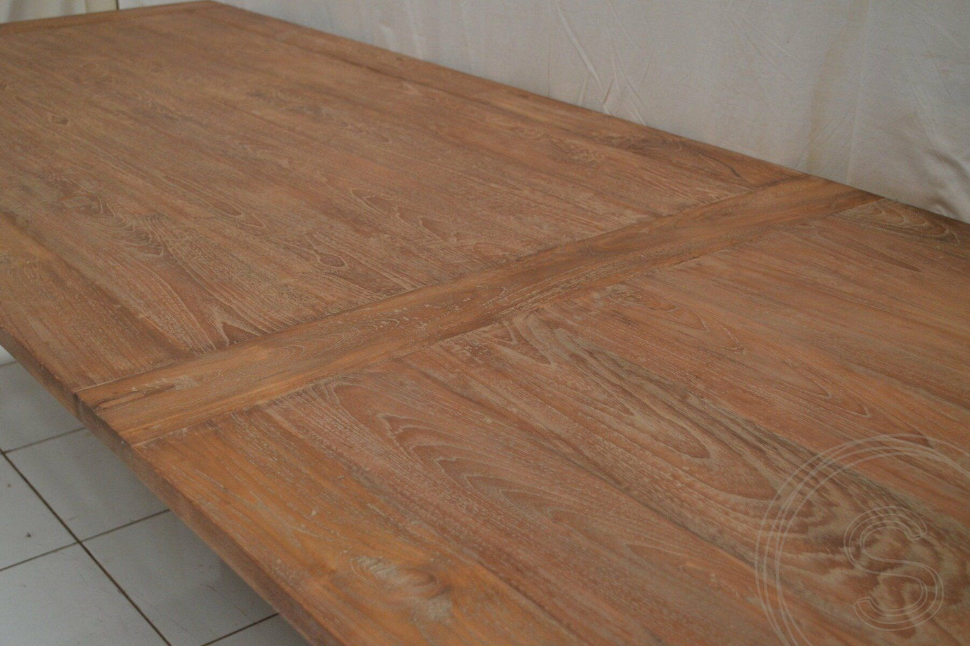 Teak tafel 300 x 120 oud hout