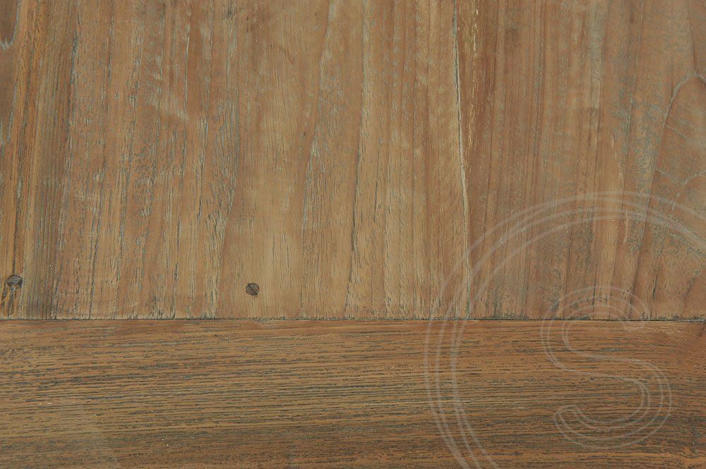 Teak tafel 80x80 cm oud hout
