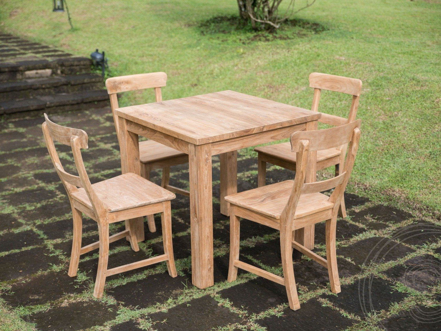 Teak tafel 80 x 80