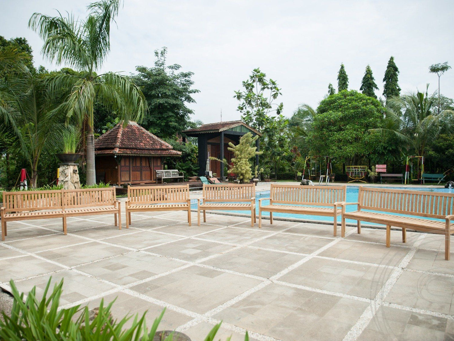 Teak tuinbank 240cm Beaufort