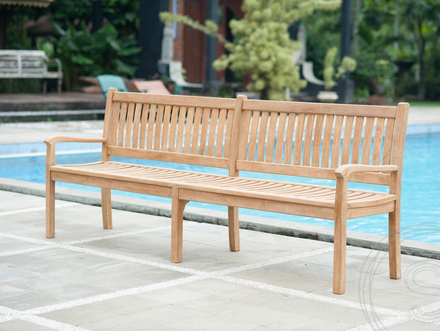 Teak tuinbank 240cm Beaufort