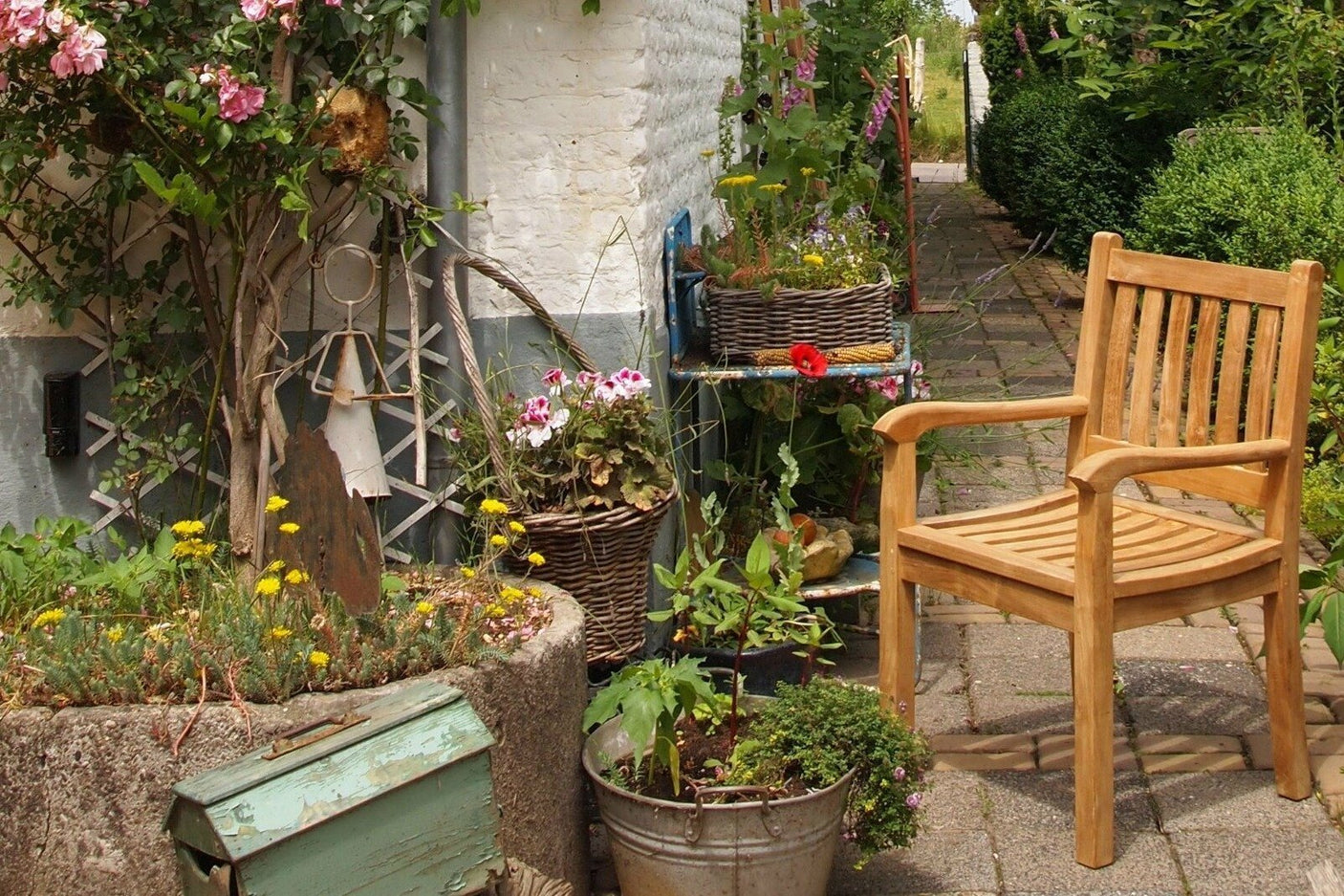 Teak tuinstoel Beaufort - Souren Meubels