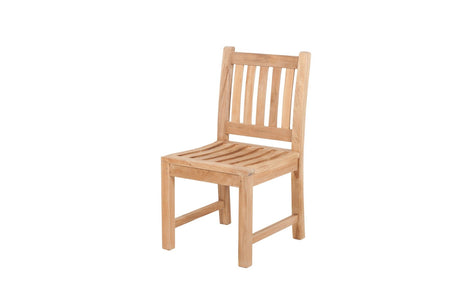 Teak tuinstoel Beaufort zonder armleuning - Souren Meubels