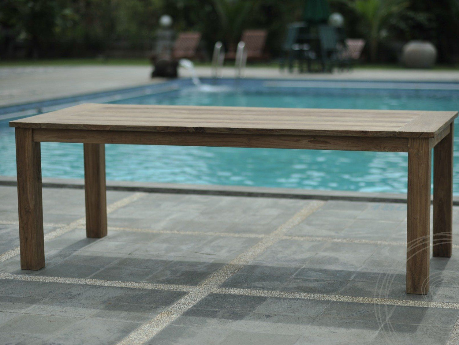 Teak tuintafel 180x90 cm