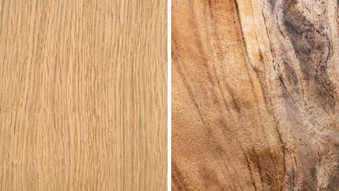 Wat is het verschil tussen teak- en eikenhout? - Souren Meubels