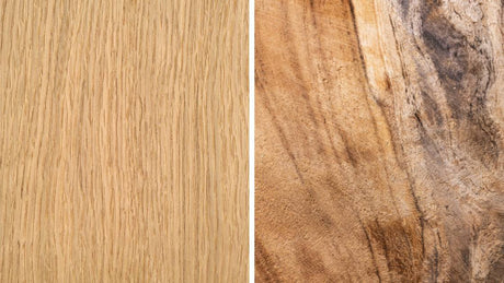 Wat is het verschil tussen teak- en eikenhout?