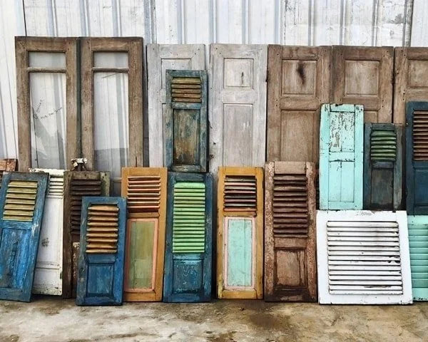 Shutters | Originele oude luiken uit Indonesië