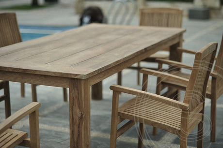 Teakhouten meubelen voor restaurants