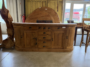 Teak dressoir - 220x90x50cm