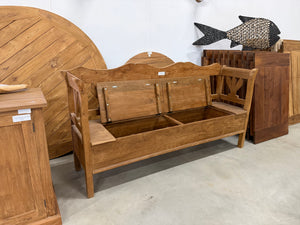 Teak klepbank - 200cm