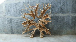 Roomdivider van teakwortel 180×200 cm – Uniek