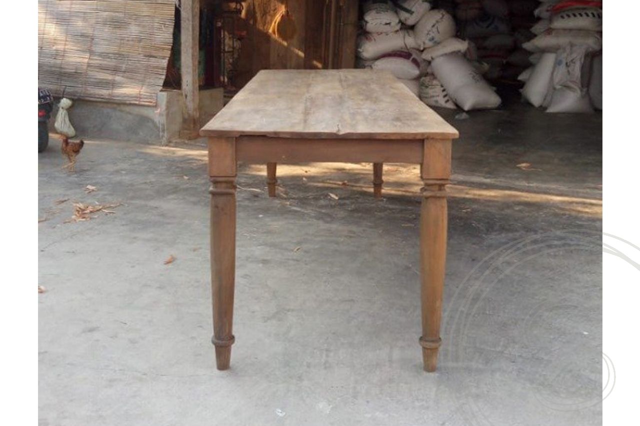 Antieke teak tafel 240cm