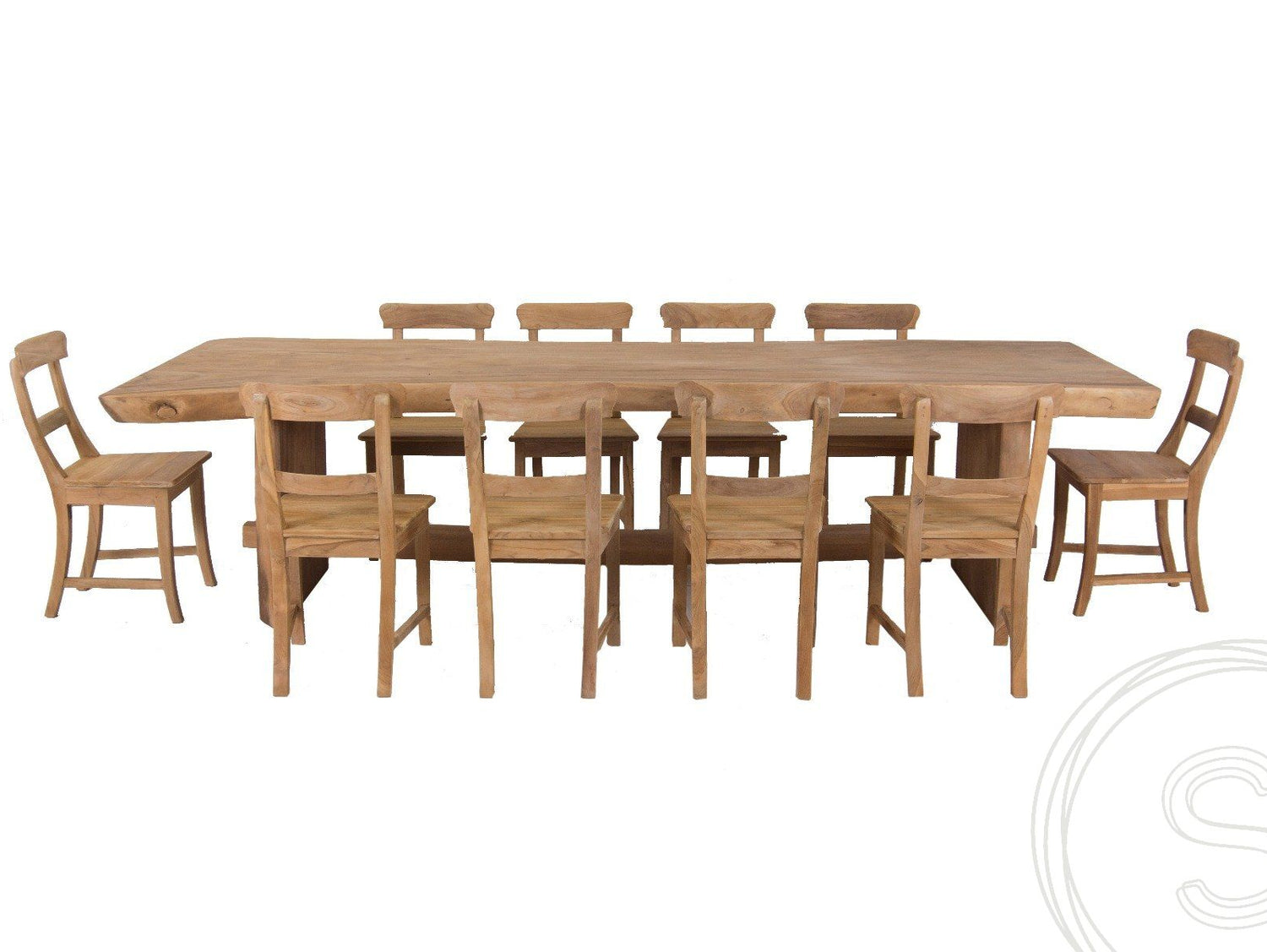 Boomstamtafel +/ - 300cm - Souren Meubels