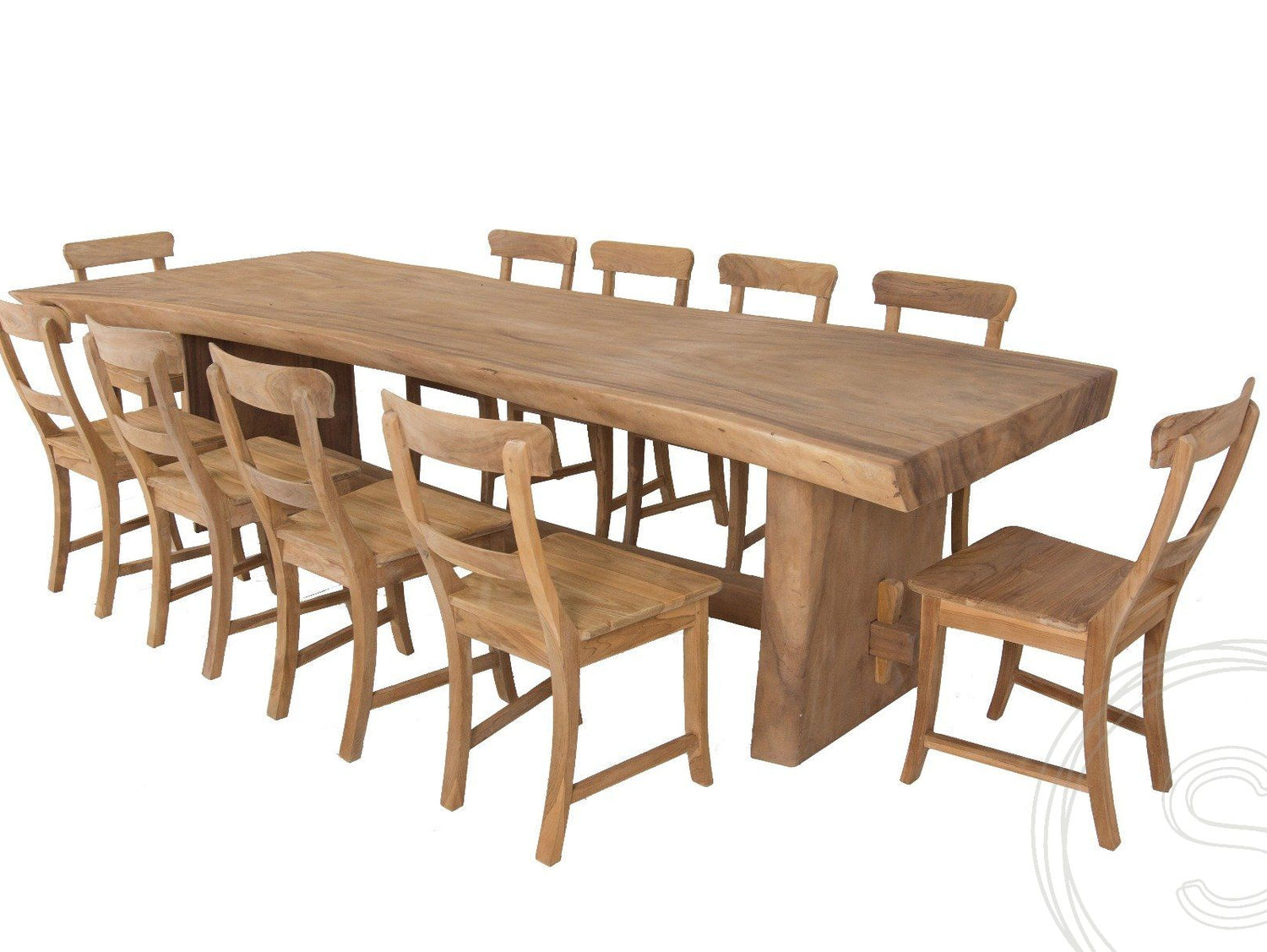 Boomstamtafel +/ - 300cm - Souren Meubels