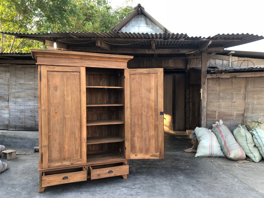 Teak kast 140cm