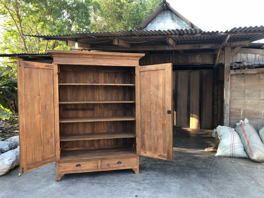 Teak kast 140cm