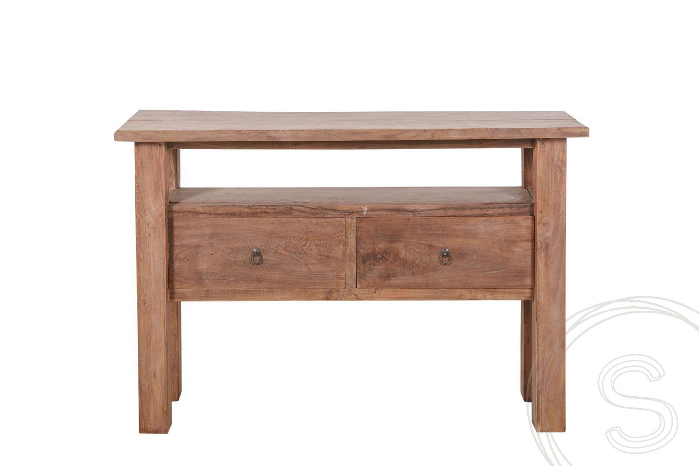 Teak sidetable rustiek