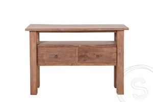 Teak sidetable rustiek