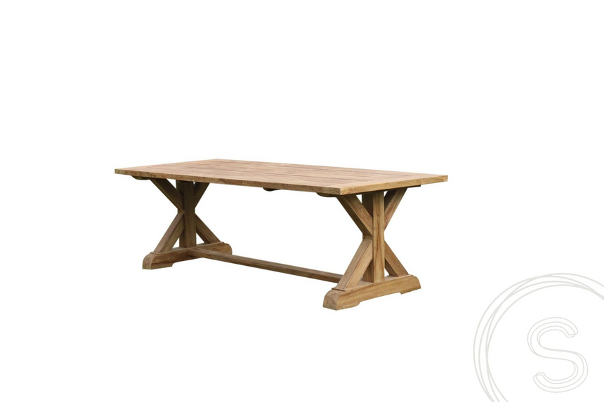 Teak tuintafel refectory 240x100cm