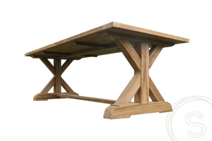 Teak tuintafel refectory 240x100cm