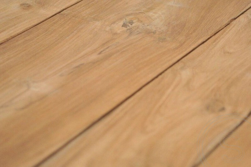 Teak tuintafel 200x100 + bank 200 + bank 200 met rugleuning