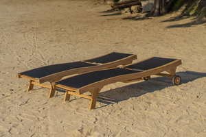 Teak batyline ligbed 2 x