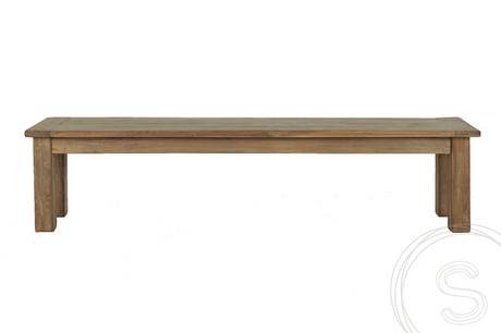 Teak bank 220cm oud hout
