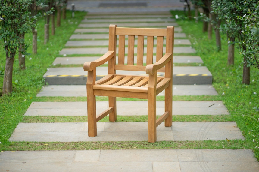 Teak tuintafel 300 x 100 + 10 tuinstoelen elephant