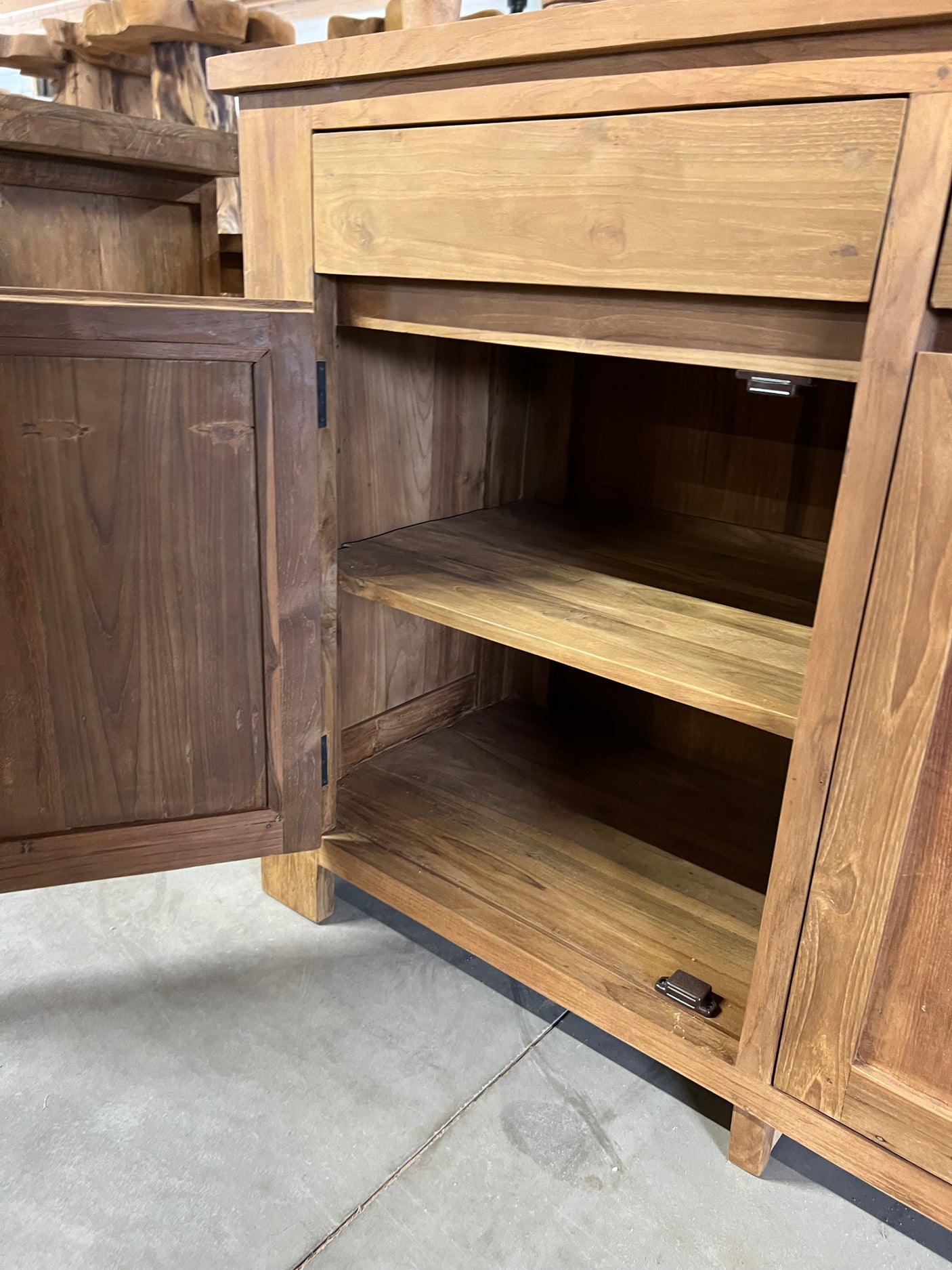 Teak dressoir - 130x50x90cm